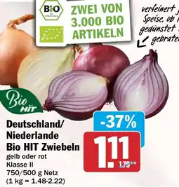 HIT Deutschland/ Niederlande Bio HIT Zwiebeln Angebot