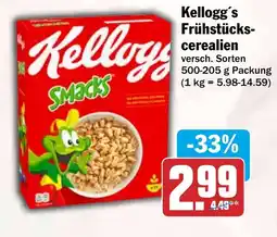 HIT Kellogg's Frühstücks cerealien Angebot