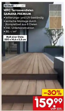 Netto Marken-Discount Home Deluxe WPC-Terrassendielen Samana Premium Angebot