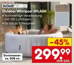 Netto Marken-Discount Home Deluxe Outdoor Whirlpool Splash Angebot