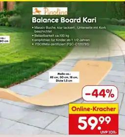 Netto Marken-Discount Pinolino Balance Board Kari Angebot
