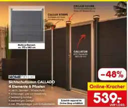 Netto Marken-Discount Home Deluxe WPC Sichtschutzzaun Callado Angebot