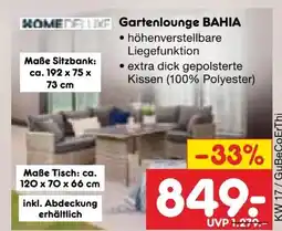 Netto Marken-Discount Home Deluxe Gartenlounge Bahia Angebot