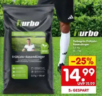 Netto Marken-Discount Turbogrün Frühjahr-Rasendünger Angebot