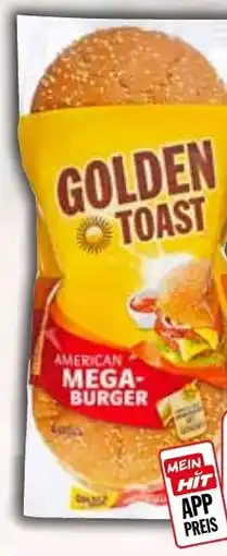 HIT Golden Toast Mega Burger, Hamburger oder Hot Dog Brötchen Angebot
