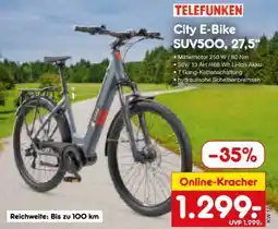 Netto Marken-Discount Telefunken City E-Bike SUV 500 Angebot