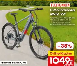 Netto Marken-Discount Telefunken E-Mountainbike M919 Angebot