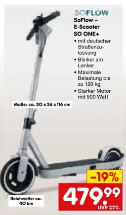 Netto Marken-Discount Soflow E-Scooter Angebot