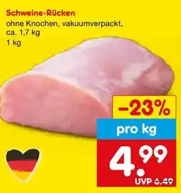 Netto Marken-Discount Schweine-Rücken Angebot