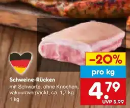 Netto Marken-Discount Schweine-Rücken Angebot