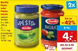 Netto Marken-Discount Barilla Pesto Angebot