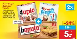 Netto Marken-Discount Ferrero Kinder Riegel Angebot