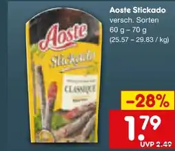 Netto Marken-Discount Aoste Stickado Angebot