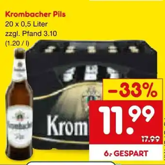 Netto Marken-Discount Krombacher Pils Angebot