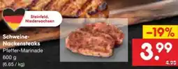 Netto Marken-Discount Marinierte Schweine-Nackensteaks Angebot