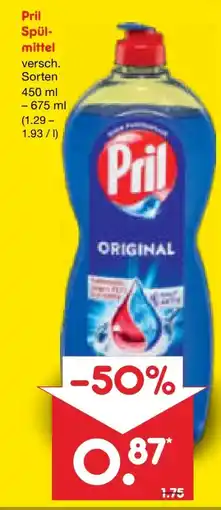 Netto Marken-Discount Pril Original Spülmittel Angebot