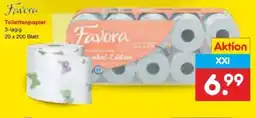 Netto Marken-Discount Favora Toilettenpapier XXL Angebot