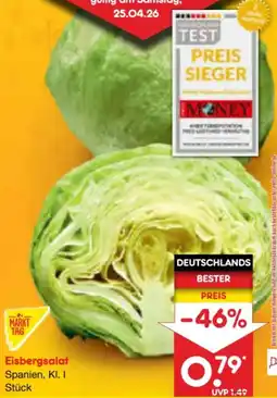 Netto Marken-Discount MarktTag Eisbergsalat Angebot