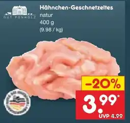 Netto Marken-Discount Gut Ponholz Hähnchen-Geschnetzeltes Angebot