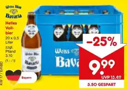 Netto Marken-Discount Weiss Blau Bavaria Helles Vollbier Angebot