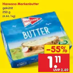Netto Marken-Discount Hansano Markenbutter Angebot