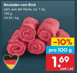 Netto Marken-Discount Rinder-Rouladen Angebot