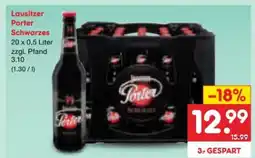 Netto Marken-Discount Lausitzer Porter Schwarzes Bier Angebot