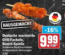 HIT Deutsche marinierte Grill-Fackeln, Bauch-Spieße Angebot