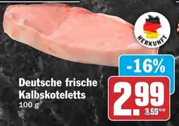 HIT Deutsche frische Kalbskoteletts Angebot
