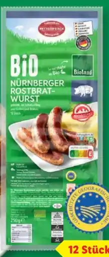 Lidl Metzgerfrisch Bio Nürnberger Rostbratwurst Angebot