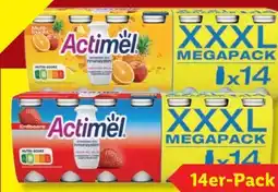 Lidl Danone Actimel Drink XXXL Angebot