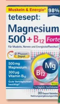 PENNY Tetesept Magnesium 500 + B12 Angebot