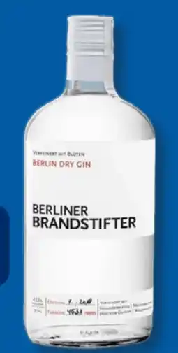 Lidl Berliner Brandstifter Berlin Dry Gin Angebot