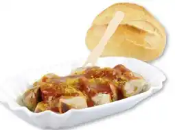 Scheck-in-Center Scheck-in Center Currywurst mit Brötchen Angebot