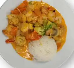 Scheck-in-Center Scheck-in Center Rotes Thai-Curry (scharf) mit gebratenen Garnelen Angebot