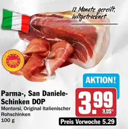 HIT Parma-, San Daniele- Schinken DOP Angebot