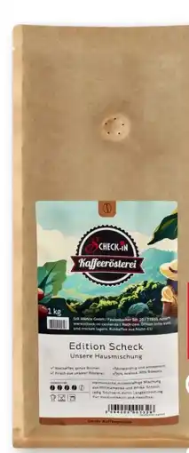 Scheck-in-Center Scheck-in Kaffeerösterei Scheck Hausmischung Angebot