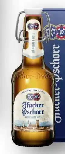 Scheck-in-Center Hacker-Pschorr Münchner Hell Angebot