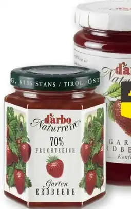 Scheck-in-Center D’arbo Naturrein Konfitüre Angebot