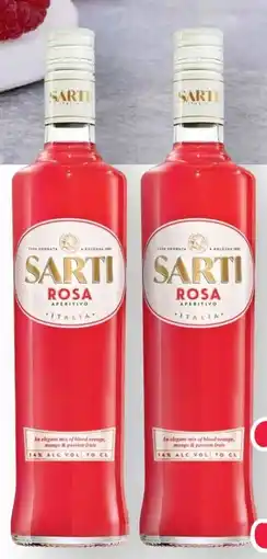 Scheck-in-Center Sarti Rosa Aperitif Angebot