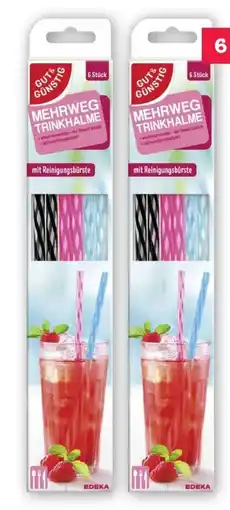 Scheck-in-Center Gut & Günstig Trinkhalme Mehrweg Angebot