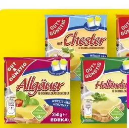 Edeka Gut & Günstig Schmelzkäsescheiben Angebot