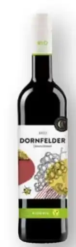 Edeka Bio Dornfelder Rotwein vegan Angebot