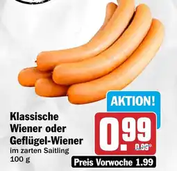 HIT Klassische Wiener oder Geflügel-Wiener Angebot