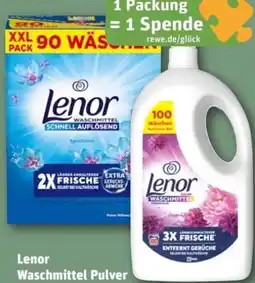 REWE Center Lenor Waschmittel Pulver Angebot
