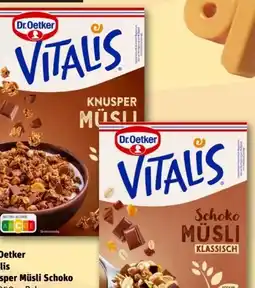 REWE Center Dr. Oetker Vitalis Knusper Müsli Schoko Angebot
