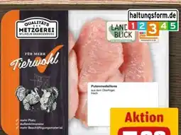 REWE Center Metzgerei Wilhelm Brandenburg Puten-Medaillons Angebot