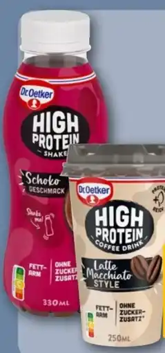 REWE Center Dr. Oetker High Protein Coffee Drink Latte Macchiato Angebot