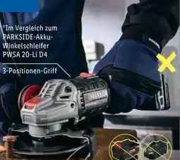 Lidl Parkside Performance Akku-Winkelschleifer Angebot