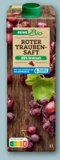 REWE Center Rewe Bio Roter Traubensaft Angebot